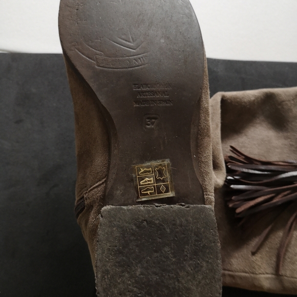 Suede boots / made in Spain - Picture 11 of 14